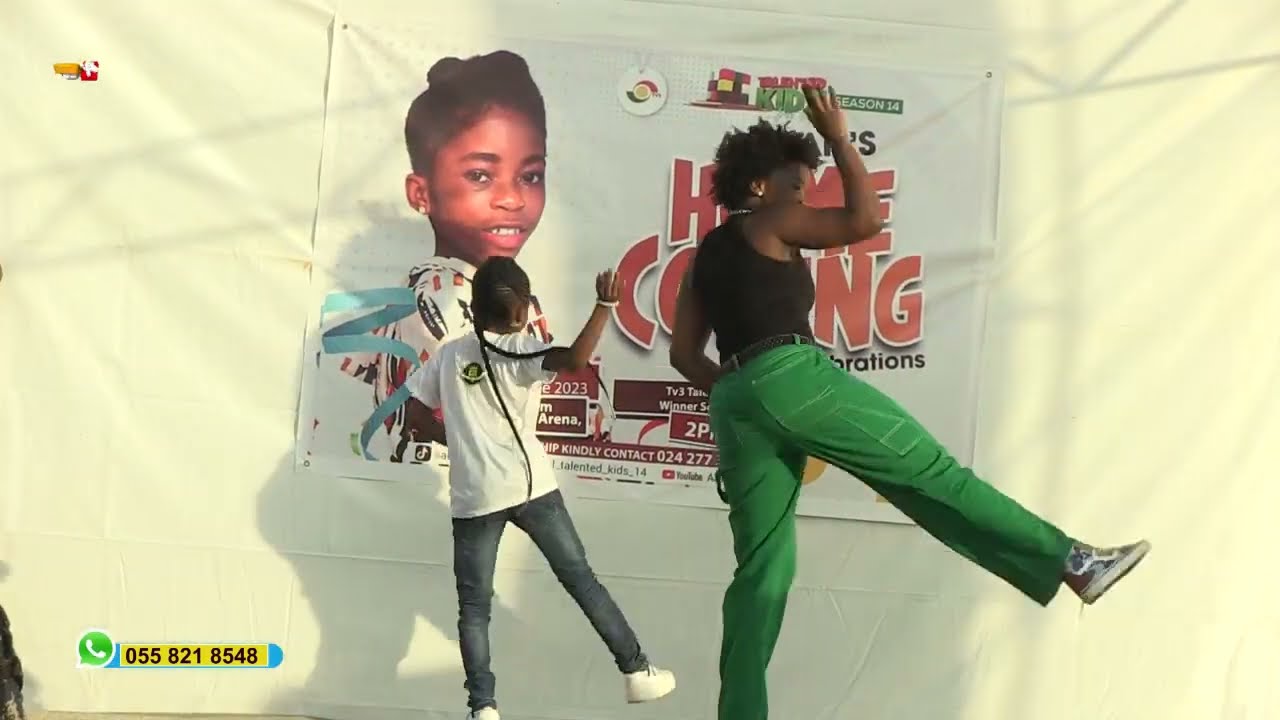 Abigail and AfroNitaaa Wonderful dance performance at Abigail's homecoming