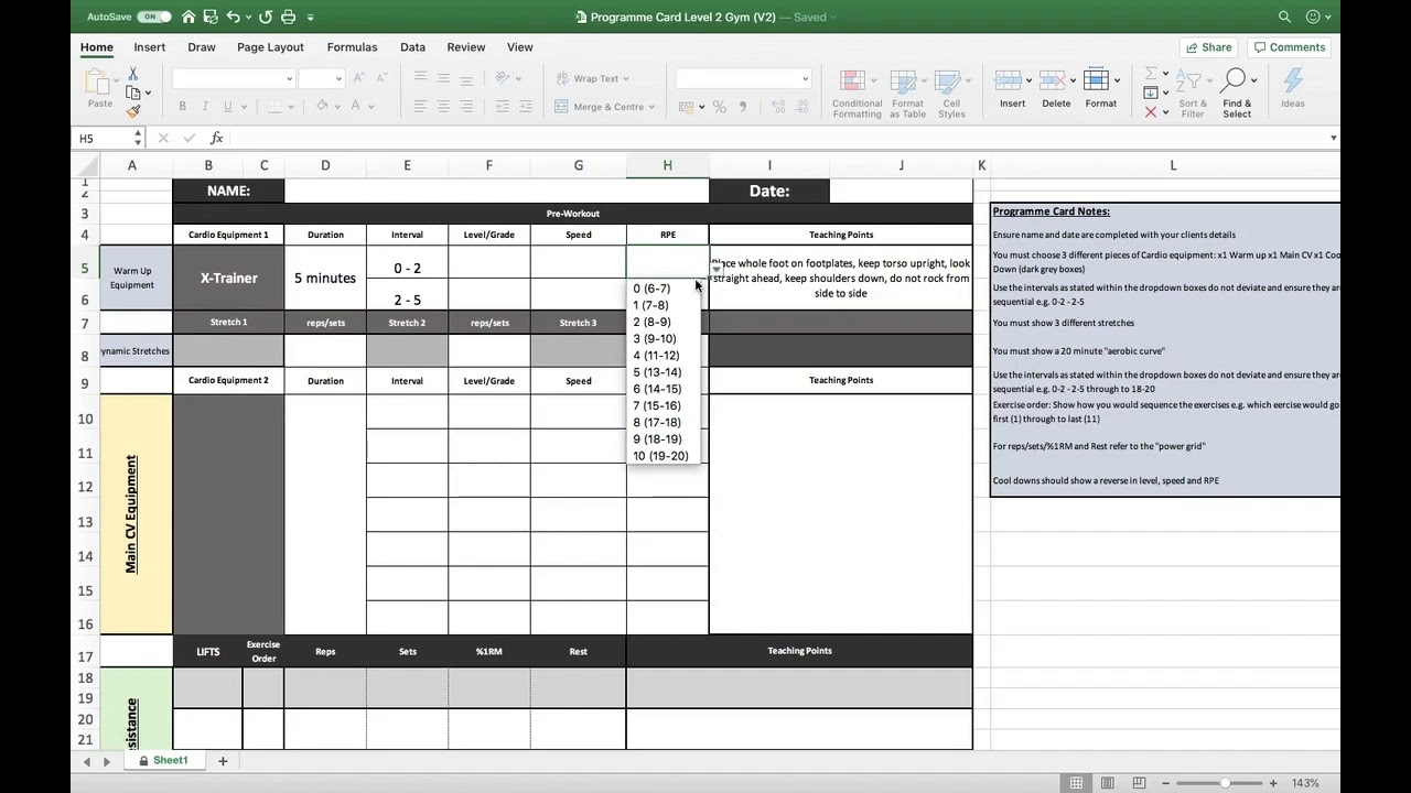 Level 2 Program Card Guidance 1
