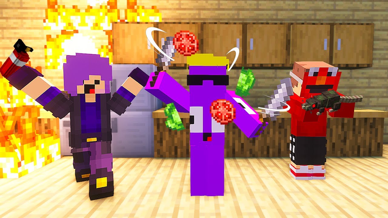 ESSA É A COZINHA MAIS CAÓTICA DO MINECRAFT!!!