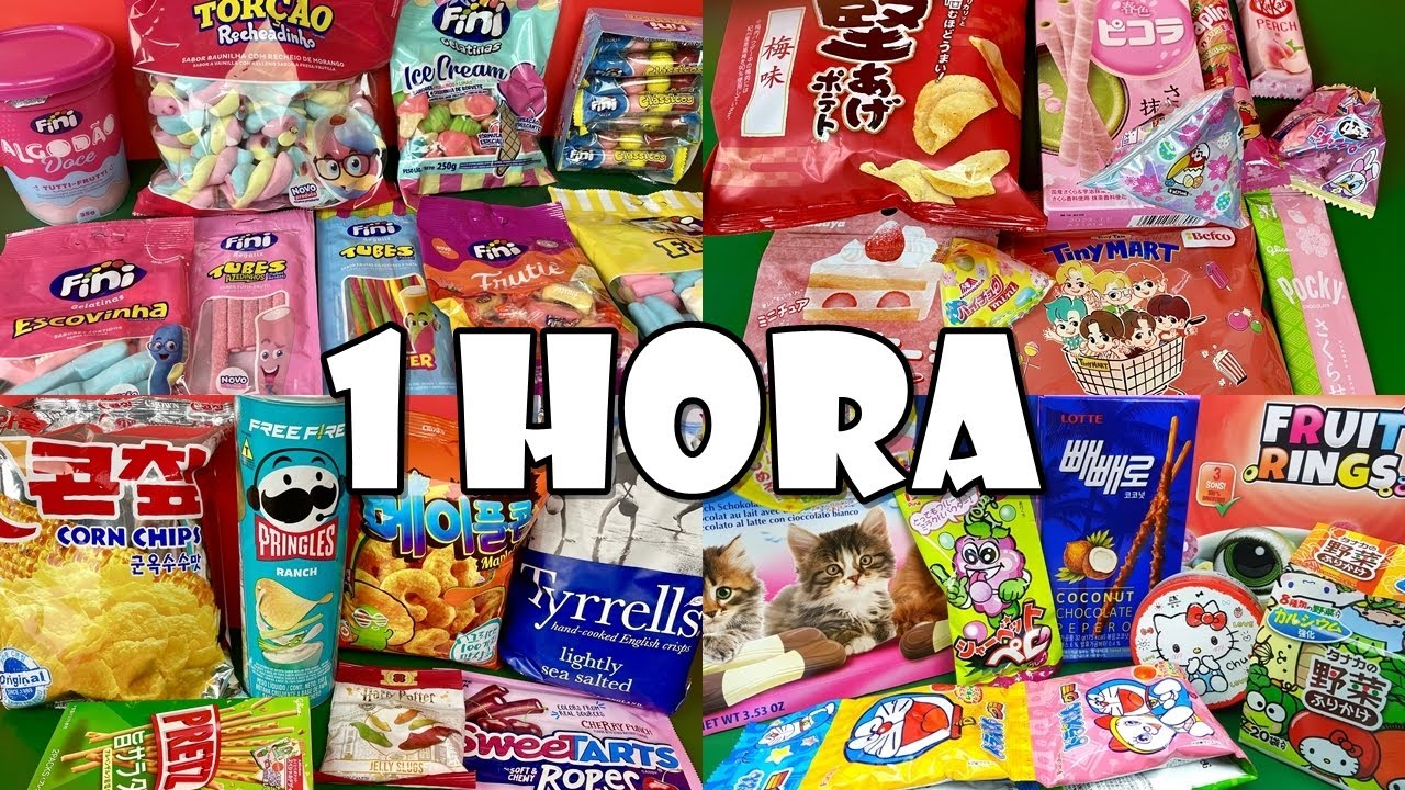 Muitos Finis, Lesmas Harry Potter, Bichinho De Cereal e Caramelo, Algodão Doce Experimentando