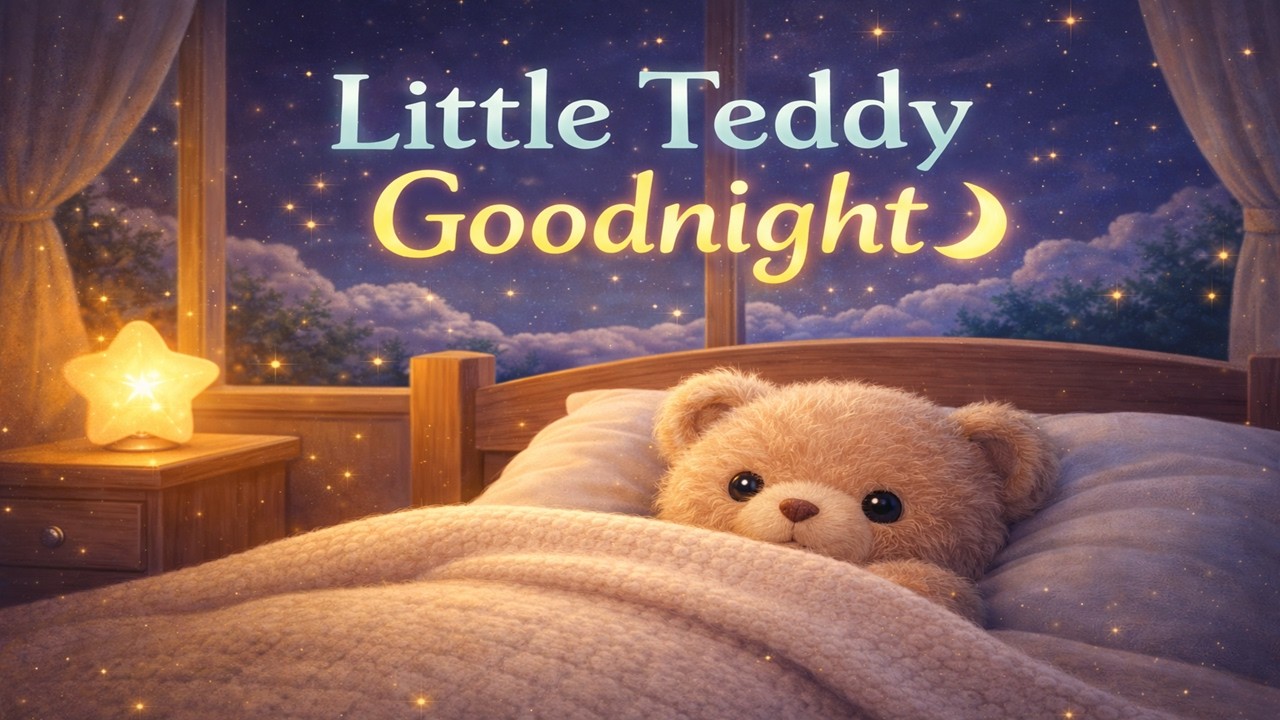 Little Teddy Goodnight 🧸🌙 | Sweet Teddy Bear Lullaby Compilation for Babies | Mama Star Bedtime