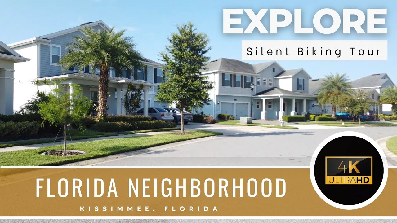 Florida Neighborhood Homes - Kissimmee, Florida - Silent Biking Tour/Ride