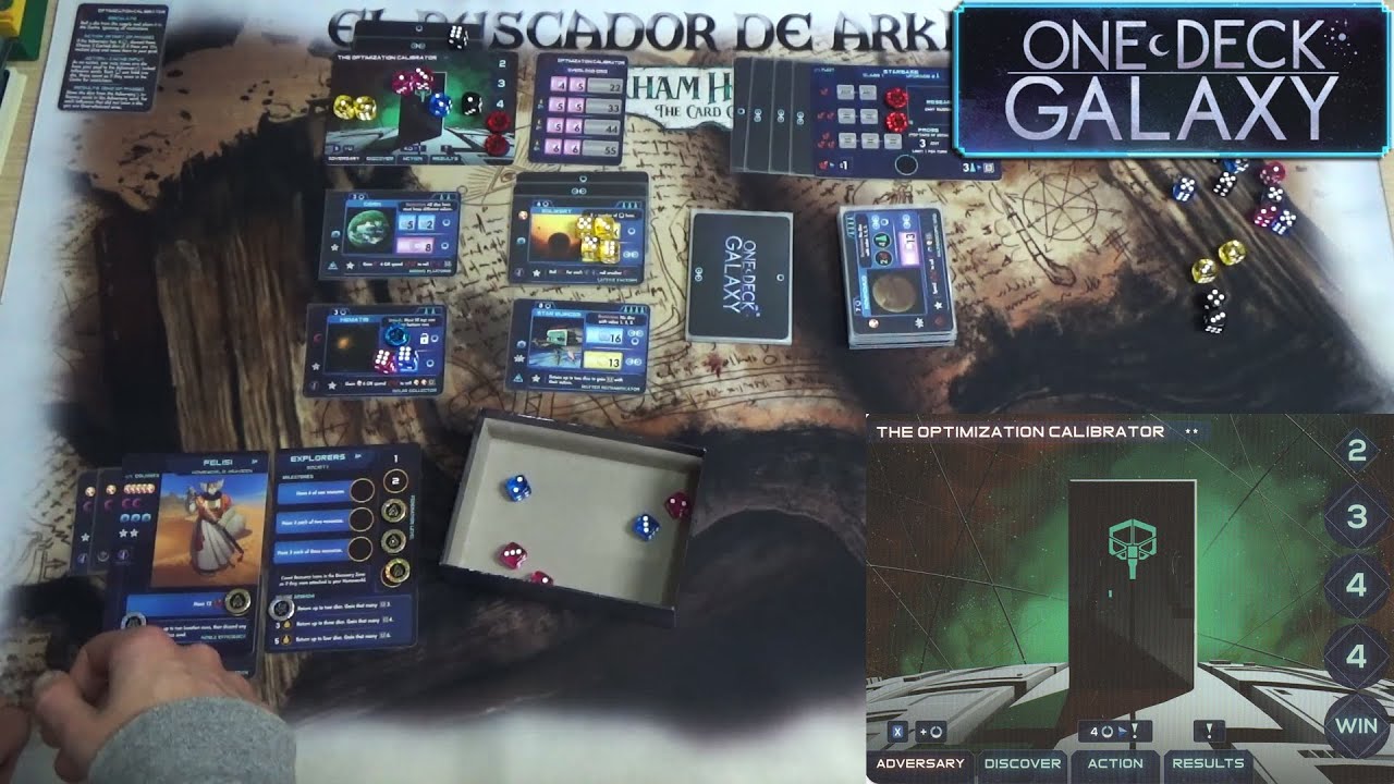 Partida a One Deck Galaxy: The Optimization Calibrator vs Felisi / Explorers