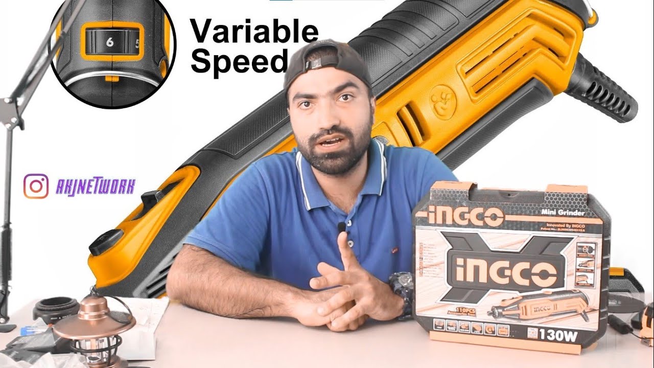 Ingco mg13328 Mini Die Grinder Unboxing and complete Review #ingco  #diegrinder #tools #akjnetwork
