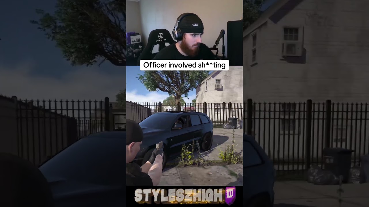 Инцидент с участием офицера полиции в ролевой игре GTA #fivem #gta #gtarp #grandtheftauto #thechirp