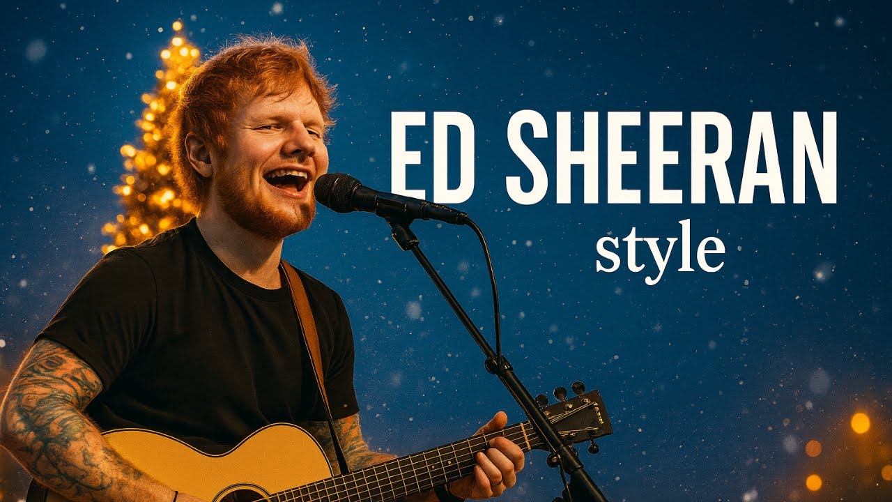 Ed Sheeran inspired Christmas Songs – Acoustic Winter Love Story Playlist