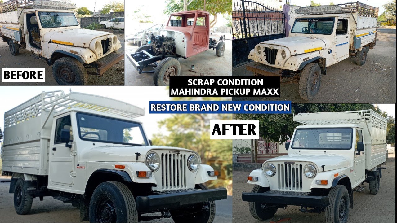 Scrap Condition Mahindra Bolero Pickup Maxx Restore Brand New Condition | Jay Ambe Motors