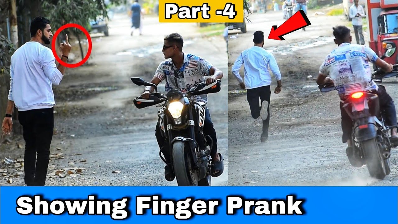 Showing Finger Prank | Part 4  | Prakash Peswani |