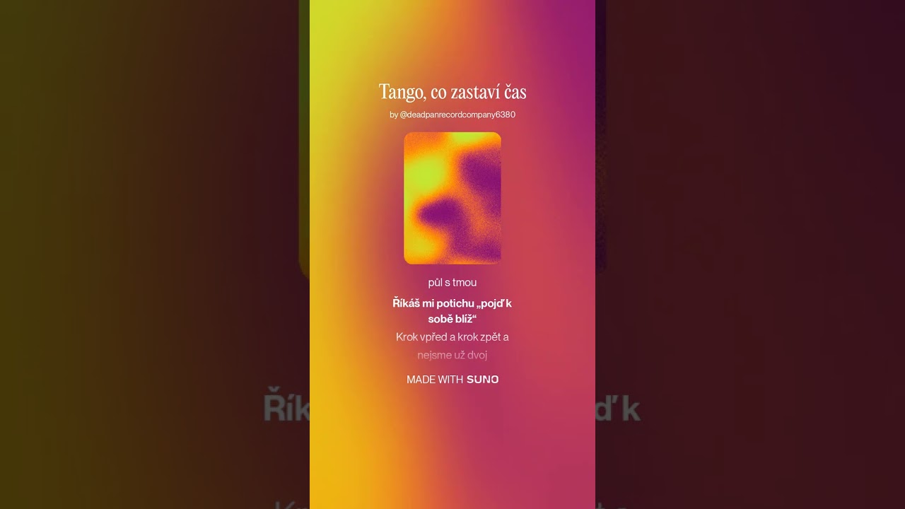 Tango, co zastaví čas