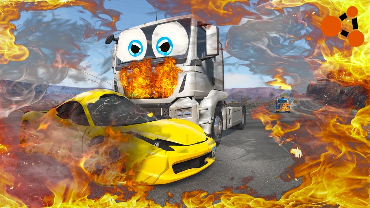 BeamNG Drive - Страшные Аварии с Летальным Исходом Снятые на Камеру
