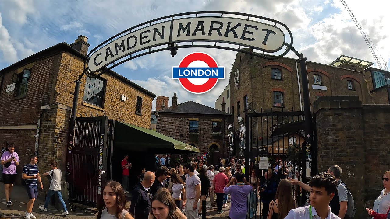 Visiting the famous Camden Market in London