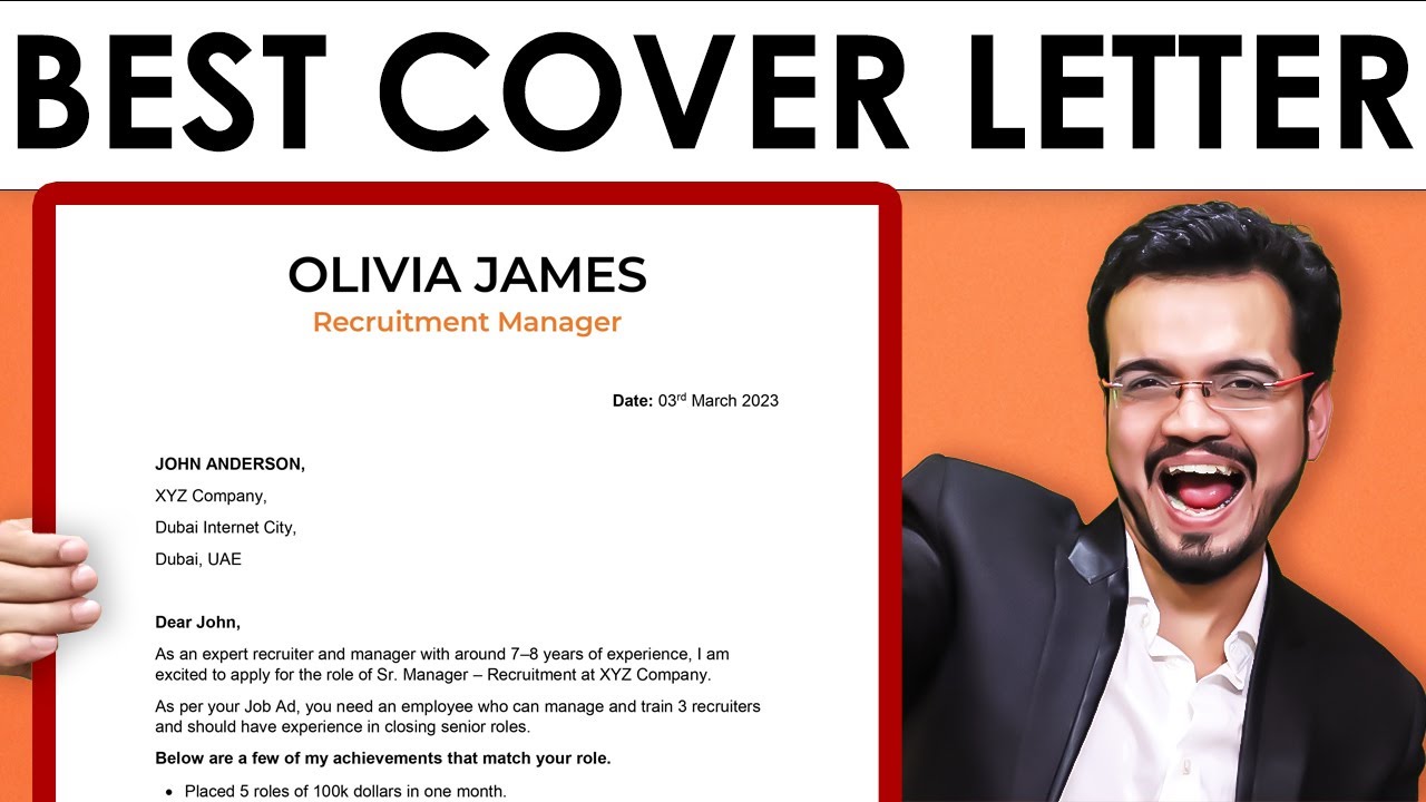 Write an Excellent Cover Letter : 6 tips by Recruiter (Template included)