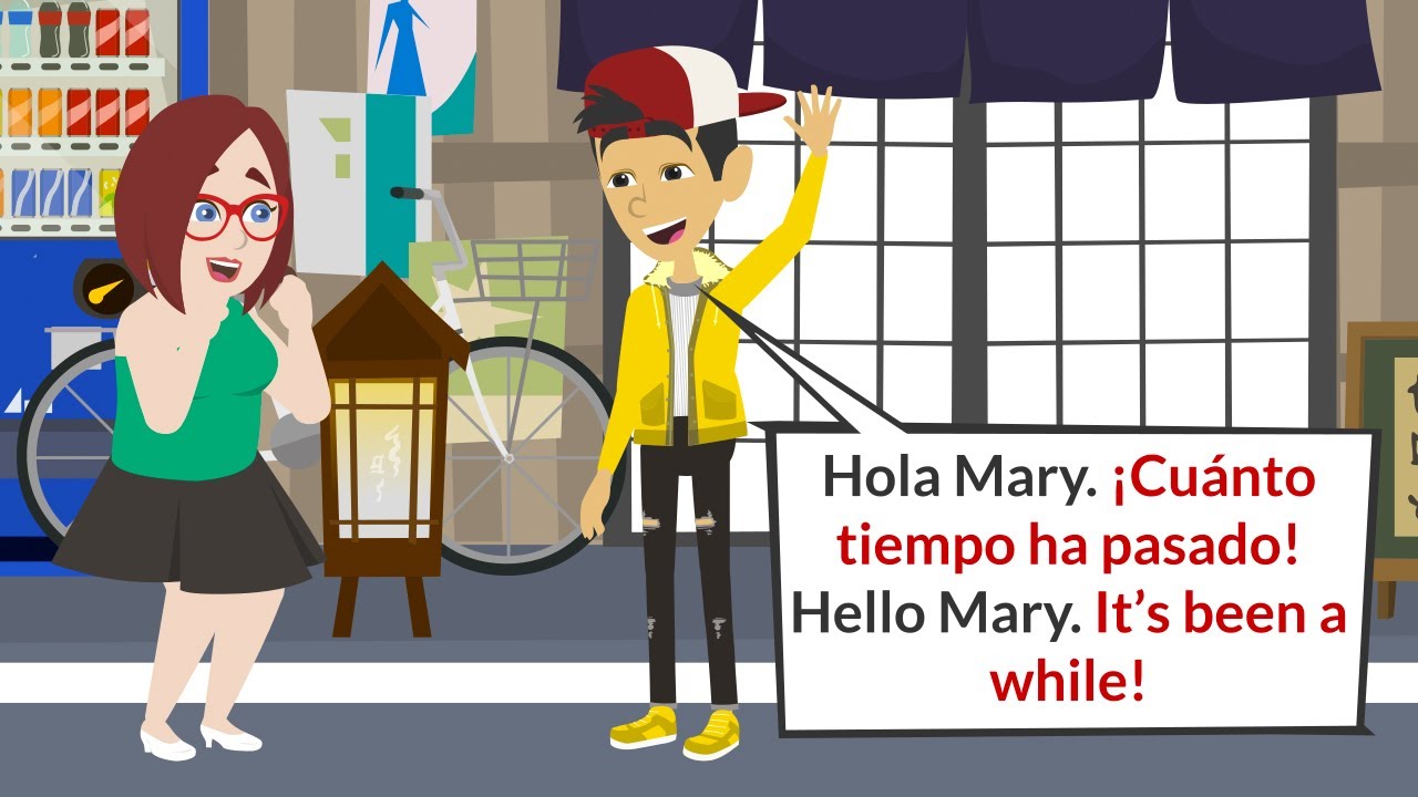 Spanish Conversation for Beginners: Occasional encounter🤝