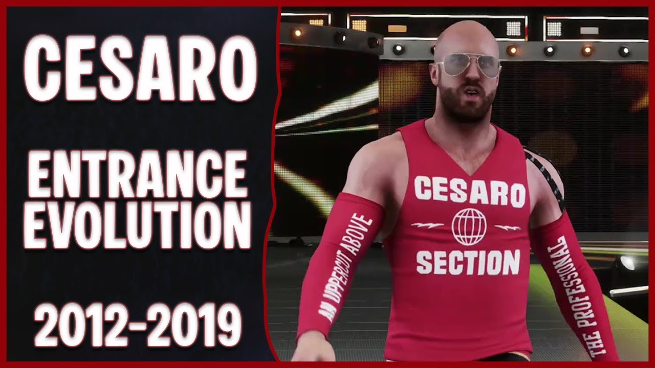 Cesaro Entrance Evolution - WWE Games (From WWE 13 to WWE 2K20)