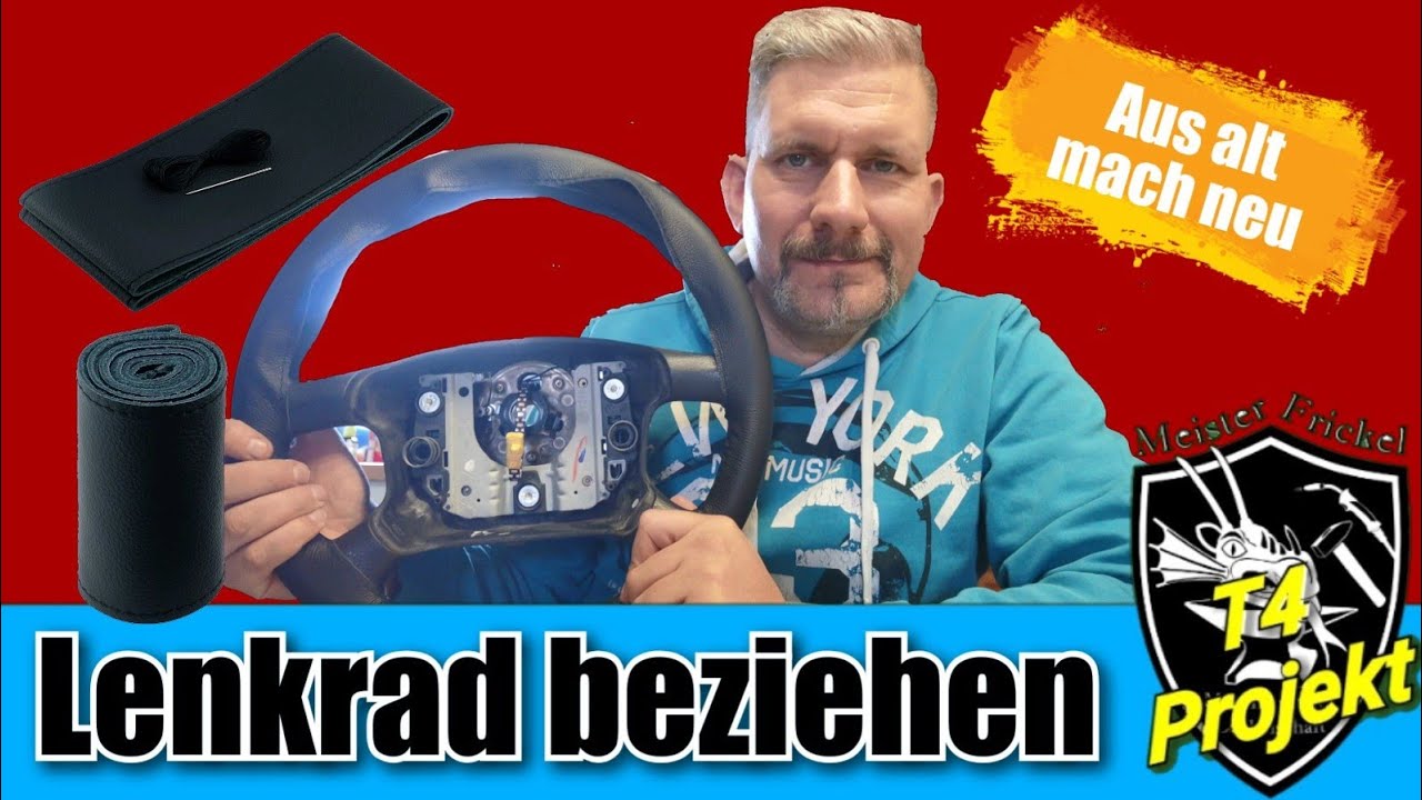 Lenkrad mit Leder beziehen