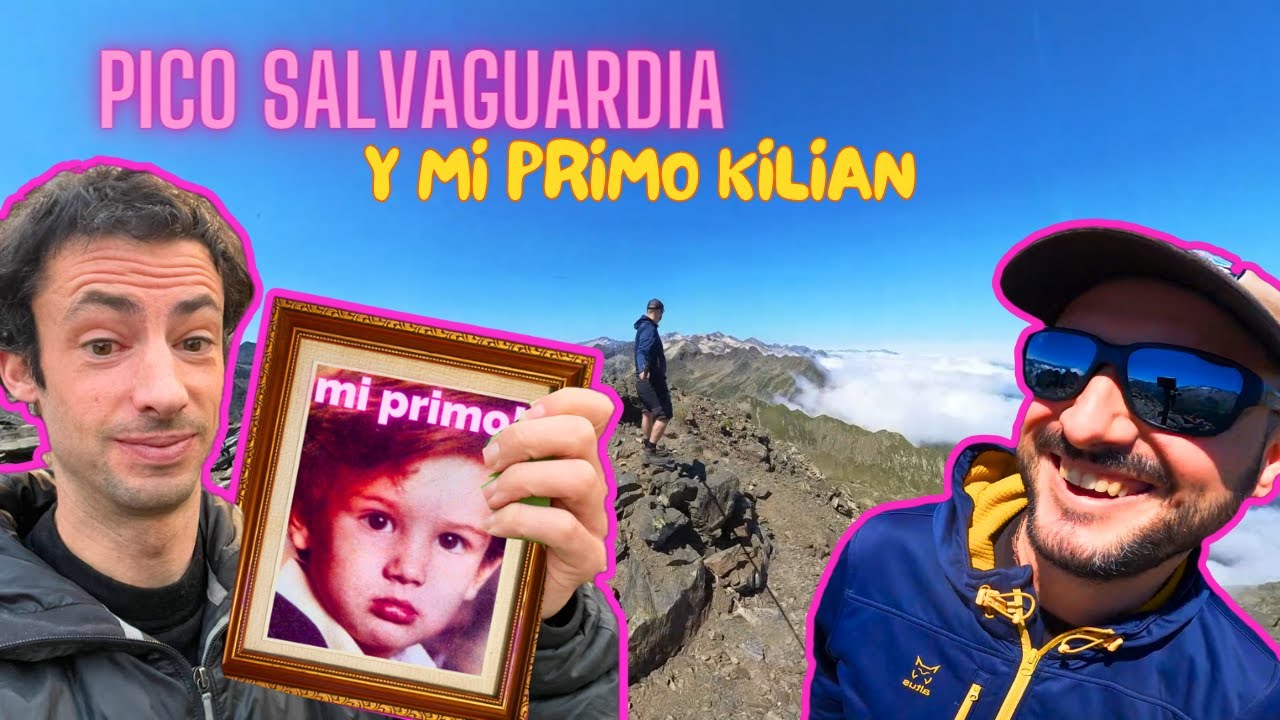 pico SALVAGUARDIA y los primos de Kilian Jornet BENASQUE