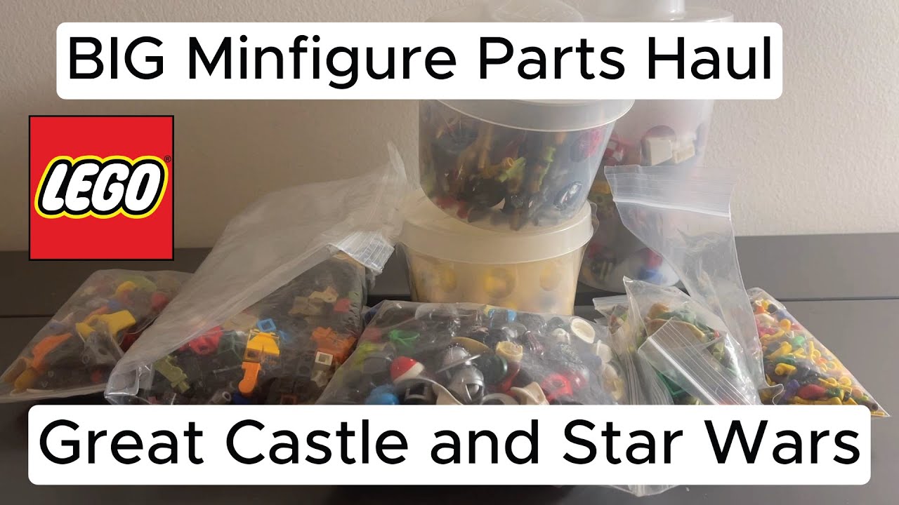 BIG Minifigure Parts Haul | eBay Lego Minifigure Haul