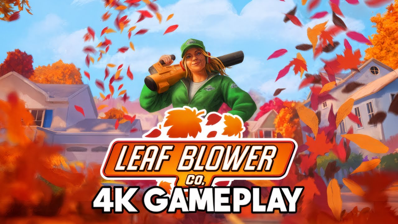 Leaf Blower Co. | Gameplay [4K 60FPS] Build Your Leaf Business Relaxing Work Simulation