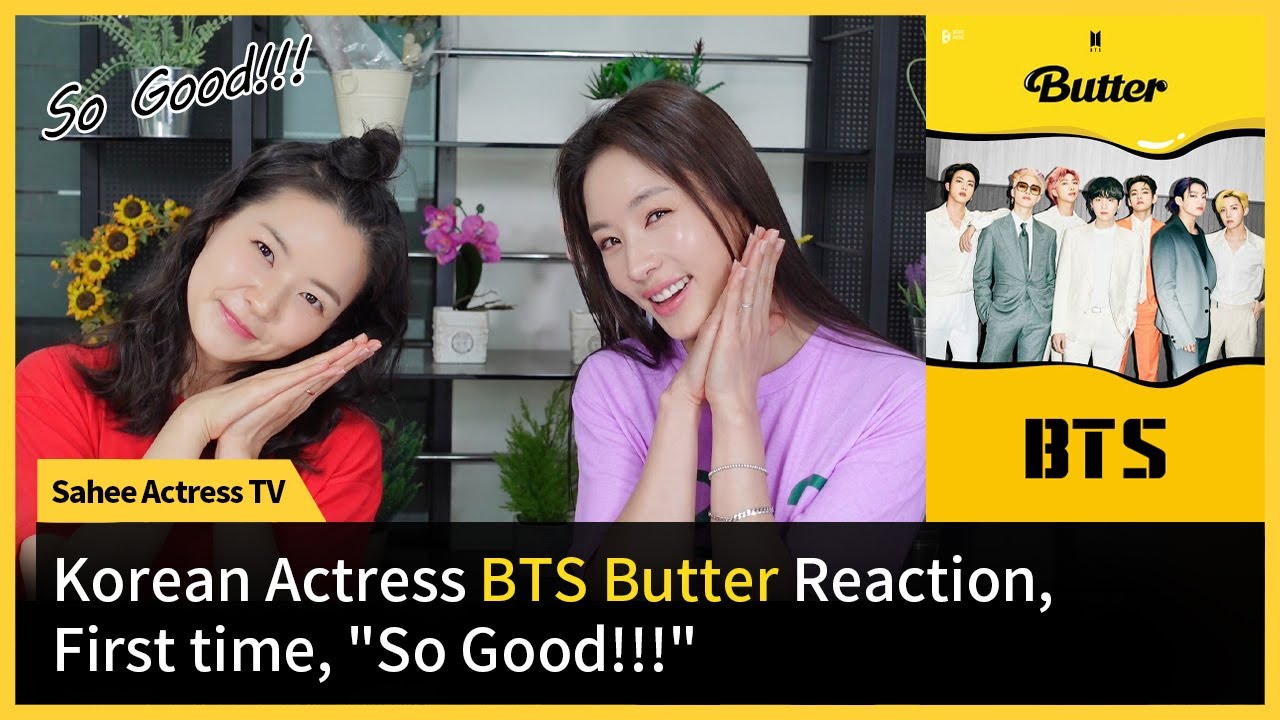 BTS 'Butter' Reaction by Real Korean Actress, Kim Sa-hee- First Time Shook Reaction