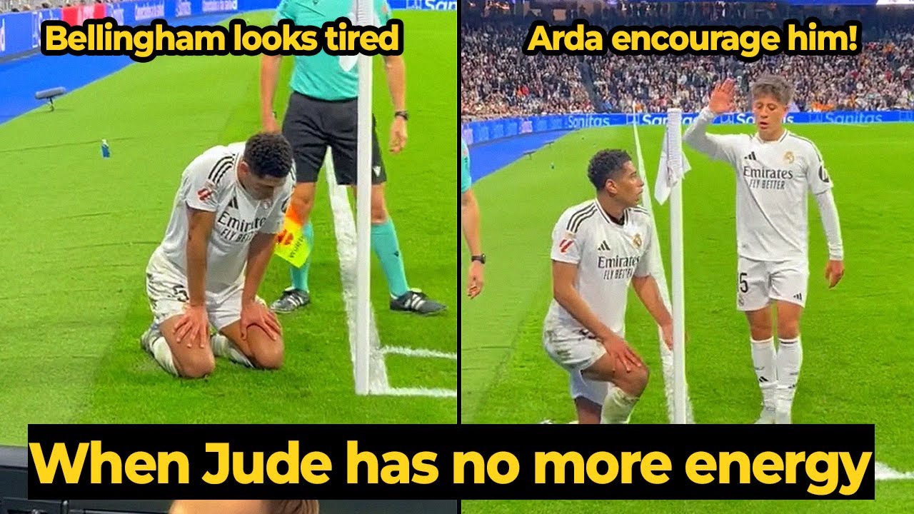 Jude Bellingham has no more Energy against Bilbao, look what Arda G&uuml;ler did on him...