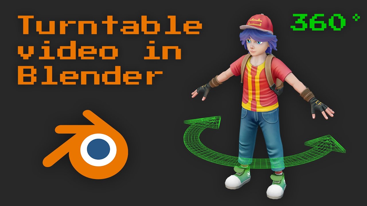 360° Turntable video with Blender