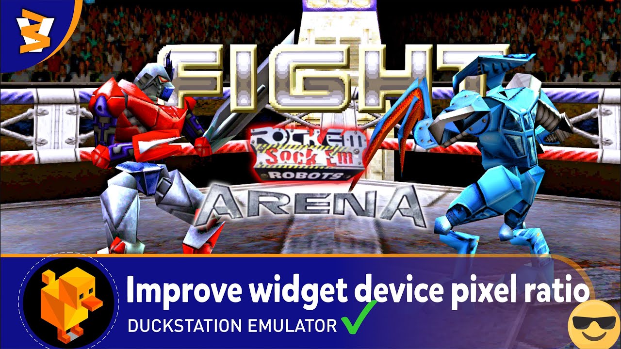 Duckstation 0.1-9362 - Rock 'Em Sock 'Em Robots ARENA (Vulkan/Reshade)