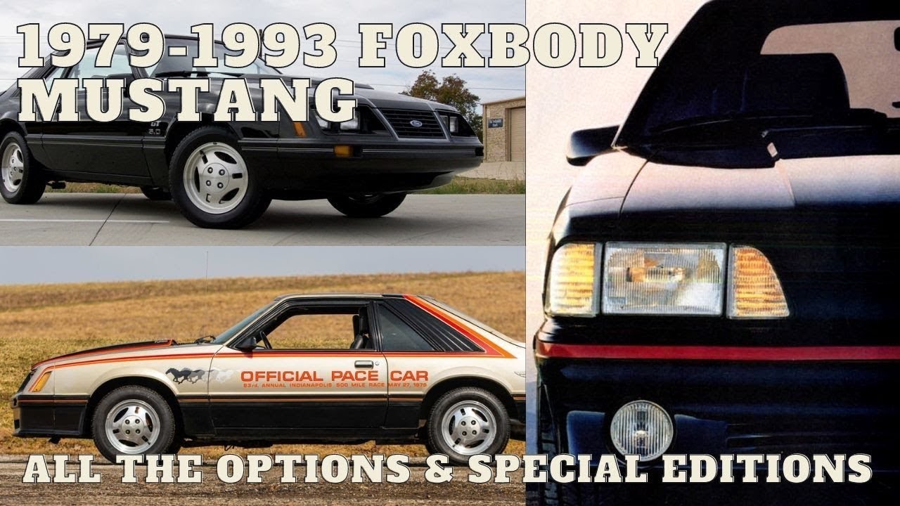 Ford Fox Body Mustang — история, все модели и характеристики