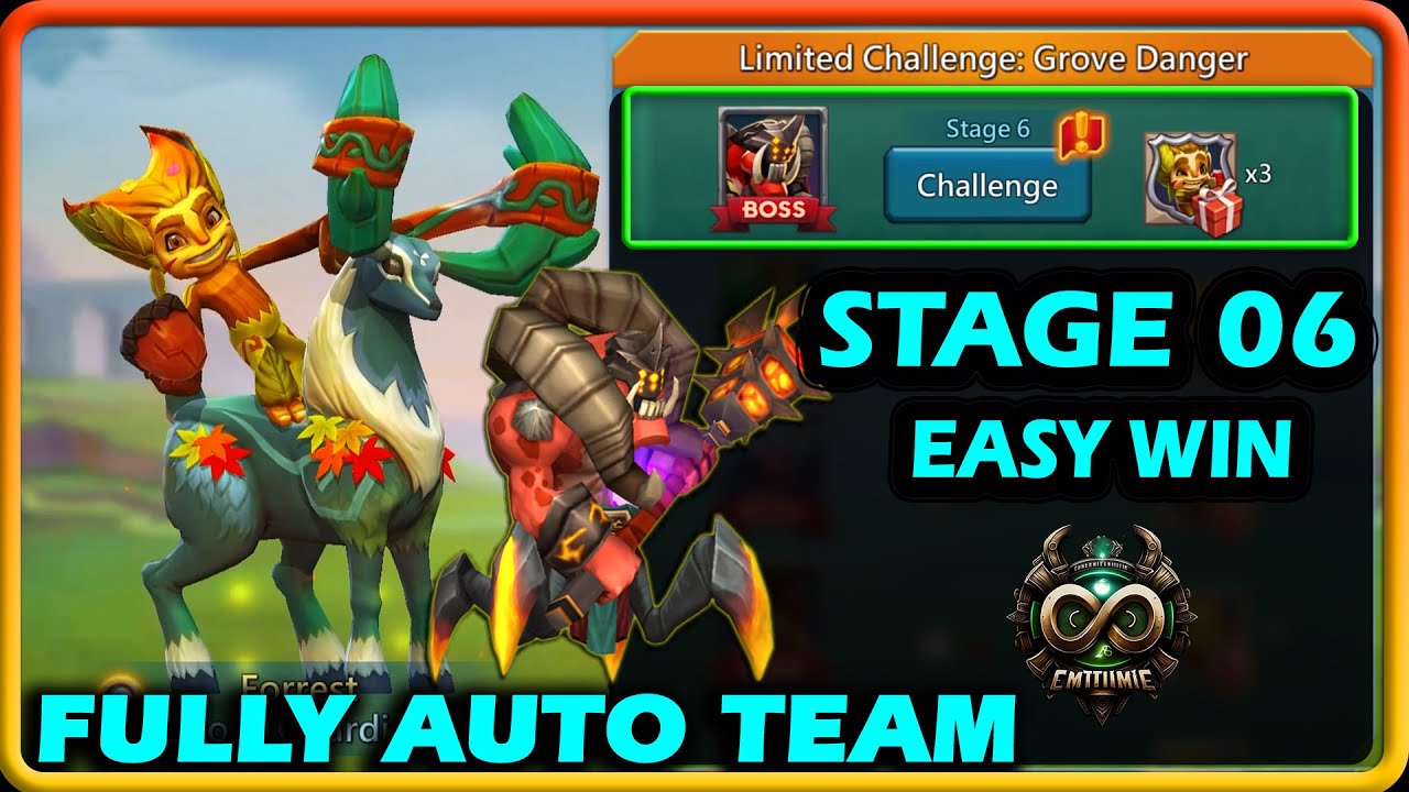 Limited Challenge Grove Danger Stage 6 Fully Auto | Lords Mobile Grove Guardian Stage 6 Fully Auto