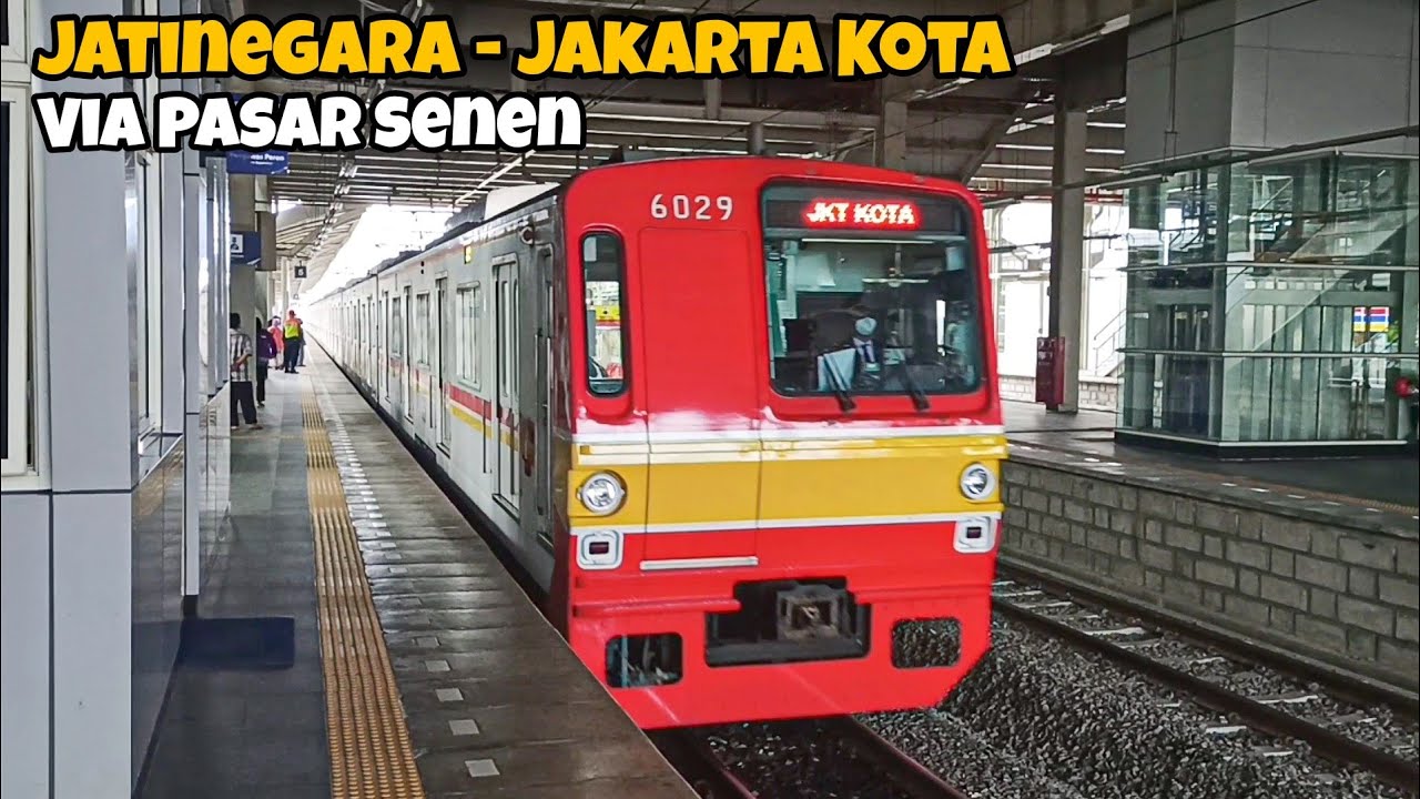 FULL 30 Menit Naik KRL Dari Jatinegara Ke JakartaKota Via Jalur Bawah