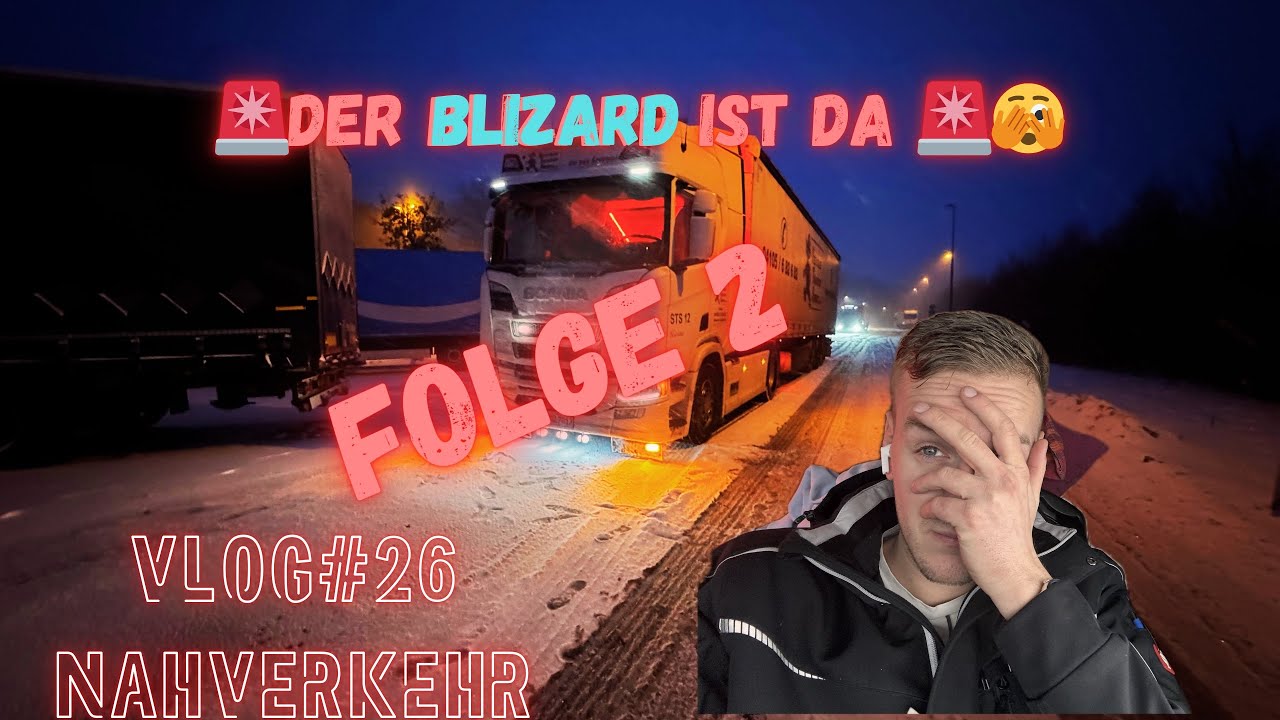 🚨 Ausnahmezustand! ❄️ Schneechaos legt Deutschland komplett lahm 🇩🇪 | LKW-Vlog 26 (2/2)