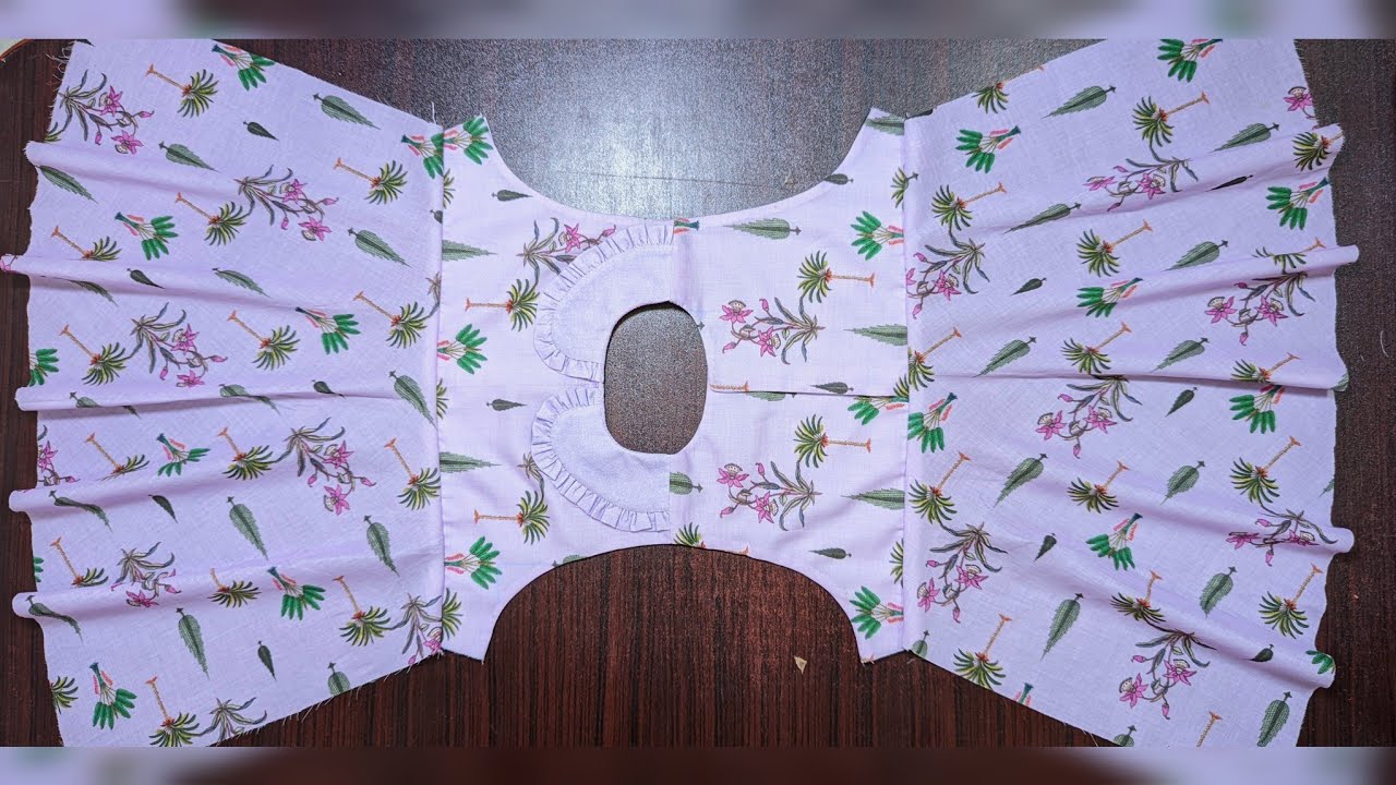 Peter Pan Collar Baby Frock Cutting and Stitching || 3 year baby girl frock cutting and stitching