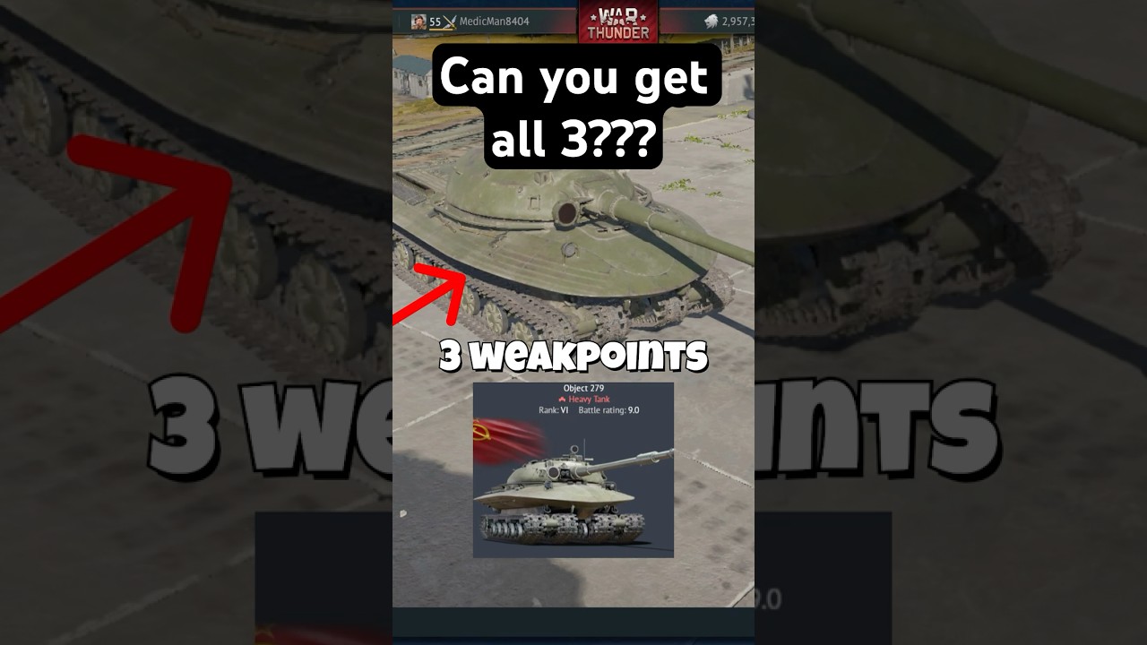 can you DESTROY the OBJECT 279? #warthundertanks #warthunder #shorts