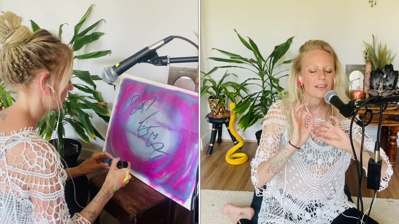🌪🪐 INNER WARRIOR ACTIVATION 💫✨ light looper - art and light language transmission meditation