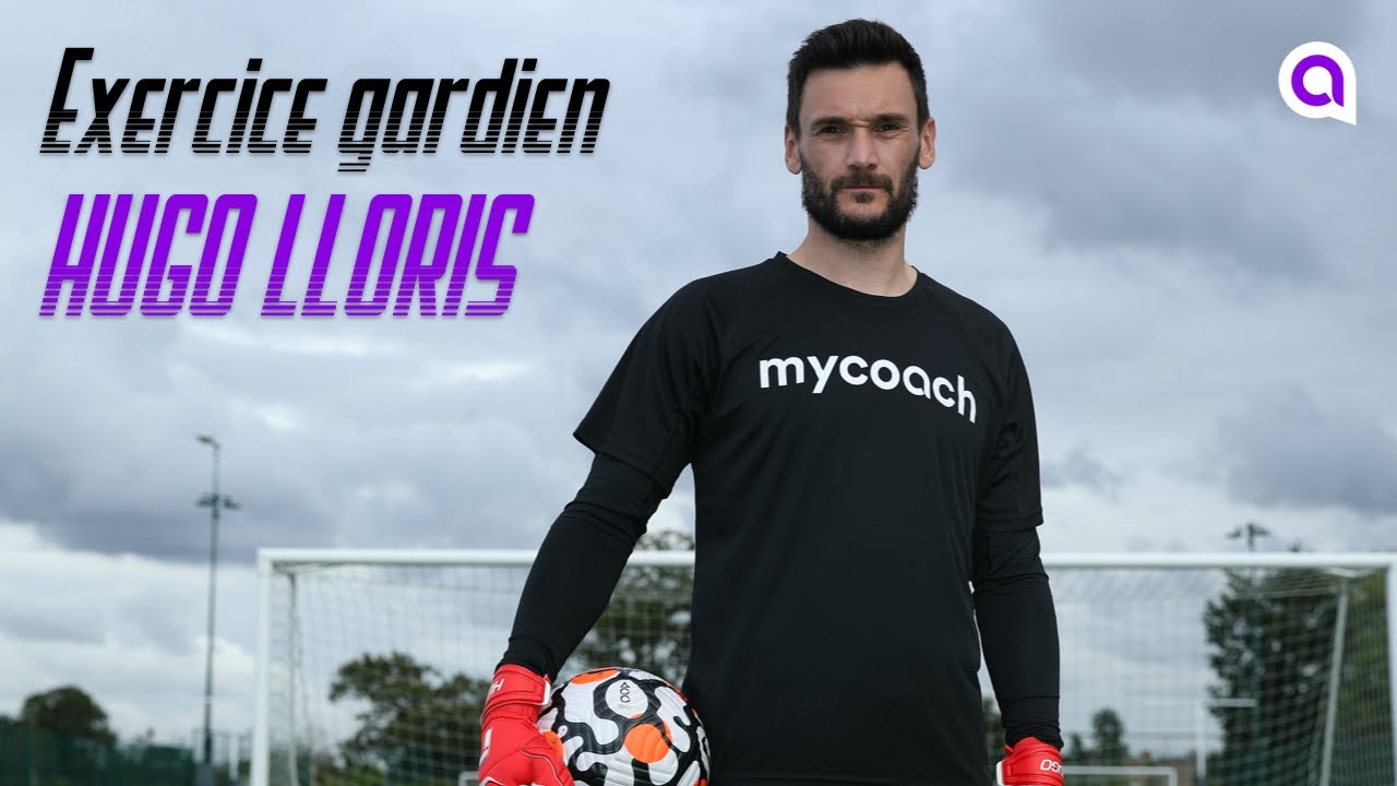 Exercice spécifique gardien de but avec Hugo Lloris - Tir à angles variés