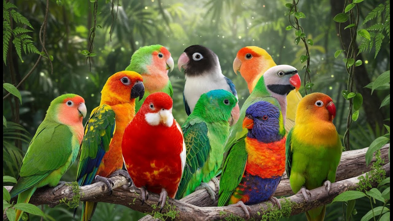 Beautiful Birds 🦜 Stunning Nature 🌿 Stress Relief 🌿 Relaxing Birds Sound 🌿 Healing Nature Sounds 🌿