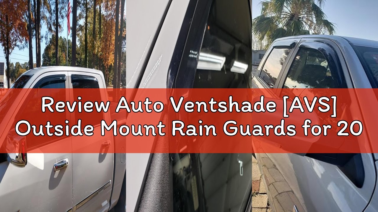 Review Auto Ventshade [AVS] Outside Mount Rain Guards for 2009-2024 Dodge Ram 1500 (19-24 Classic Bo