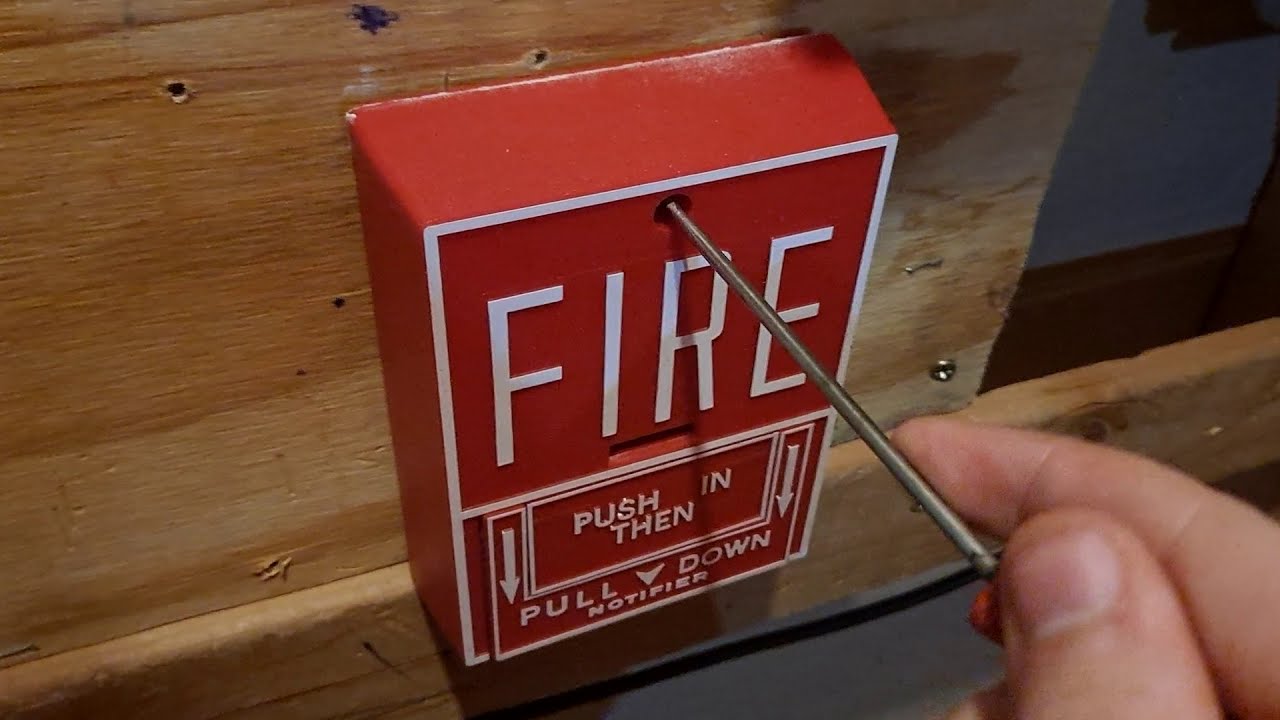 Basement Fire Alarm Test 37 #firealarmfriday