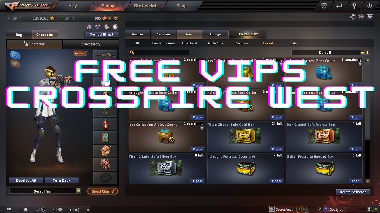 Getting Multiple Free VIPs from Crossfire West and opening 15th anniversary crates