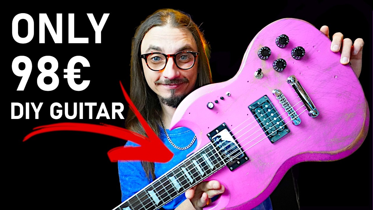 DIY SG Style Guitar for 98€... Is it Any good? I added some cool onboard effects to it.