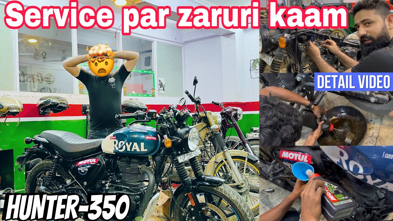 RE HUNTER Proper Service | ZARURI KAAM💯 | NCR Motorcycles |