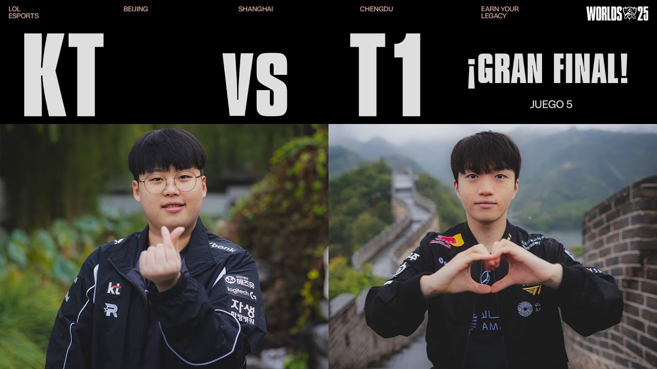 KT vs T1 | WORLDS 2025 | ¡GRAN FINAL! | Partida 5