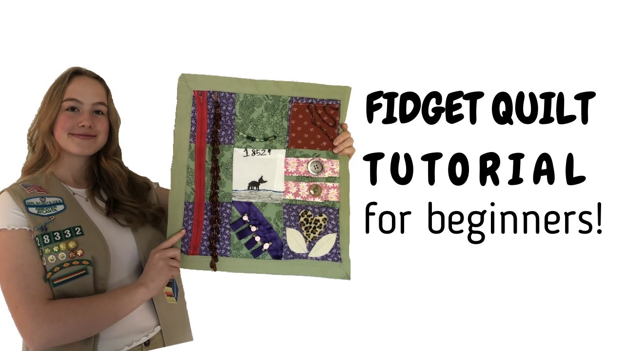 Easy Fidget Quilt Tutorial + FREE PDF Instructions | Aid for Alzheimer's