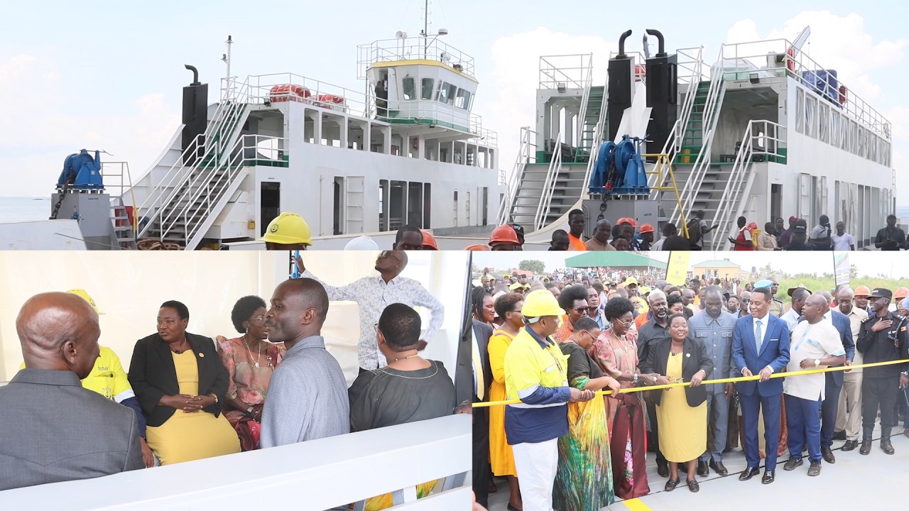 Nabbanja and Kadaga Shines in Buyende as they commission two BKK ferries in Buyende District.