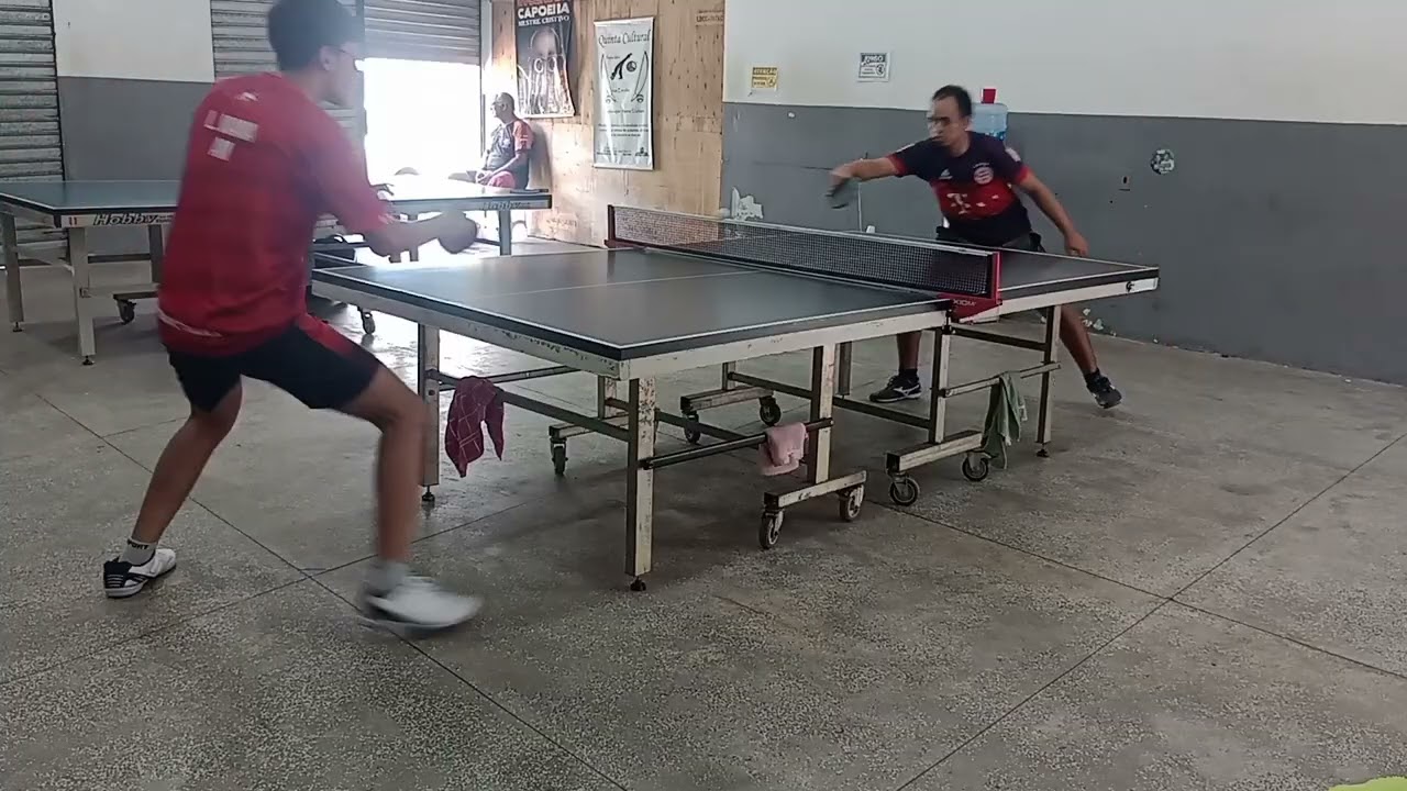 Jogo treino com Anti Spin com colega Léo Viana!!!