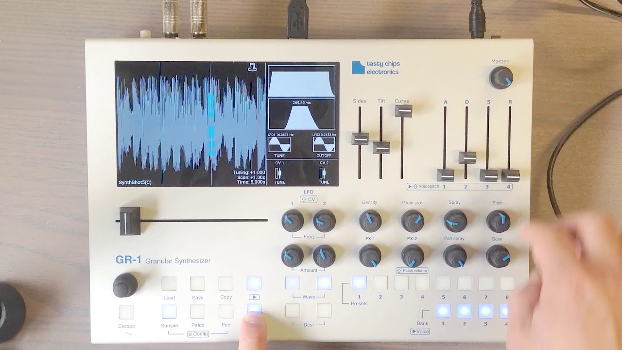 GR-1 Live sampling