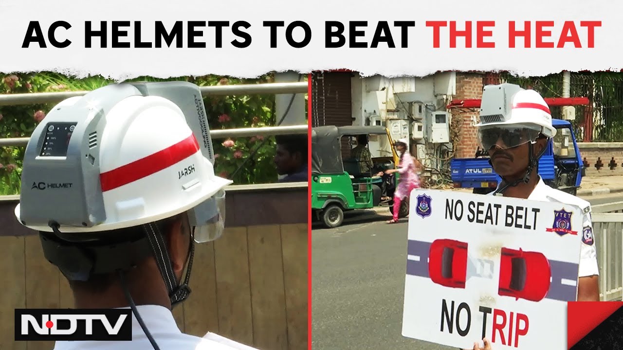 AC Helmet For Police: To Beat The Heat, Vadodara Traffic Police Gets Special Air-conditioned Helmets