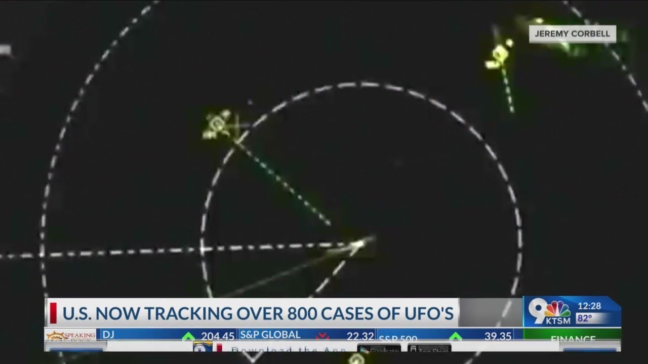 U.S. now tracking over 800 cases of UFO's
