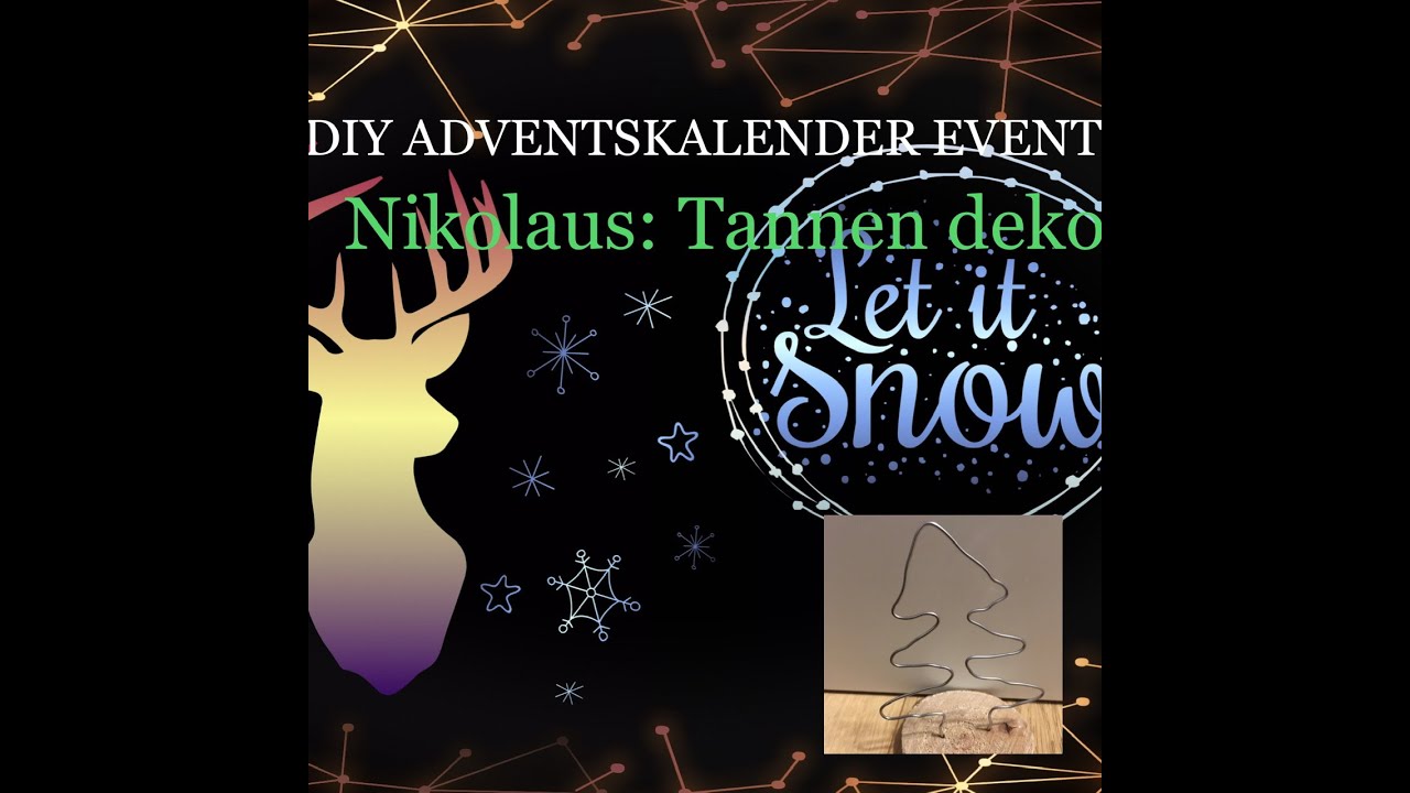 #6 DIY Adventskalender Event: Draht Deko