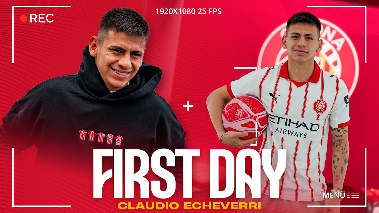 🆕 AIXÍ VA SER EL PRIMER DIA DE CLAUDIO ECHEVERRI | GIRONA FC