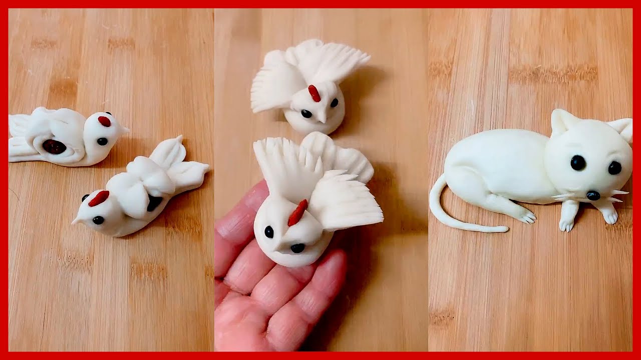How to make Animal Cakes/ PAN ARTÍSTICO JAPONES TIK TOK - #70 | FIGURAS ARTÍSTICAS DE PAN